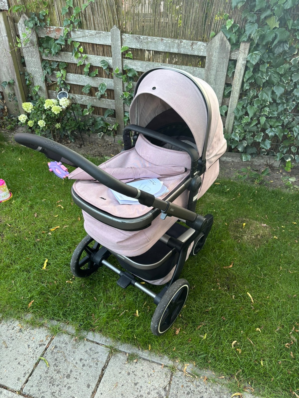 Joolz day+ roze., Gebruikt, Verstelbare duwstang, Ophalen, Kinderwagen