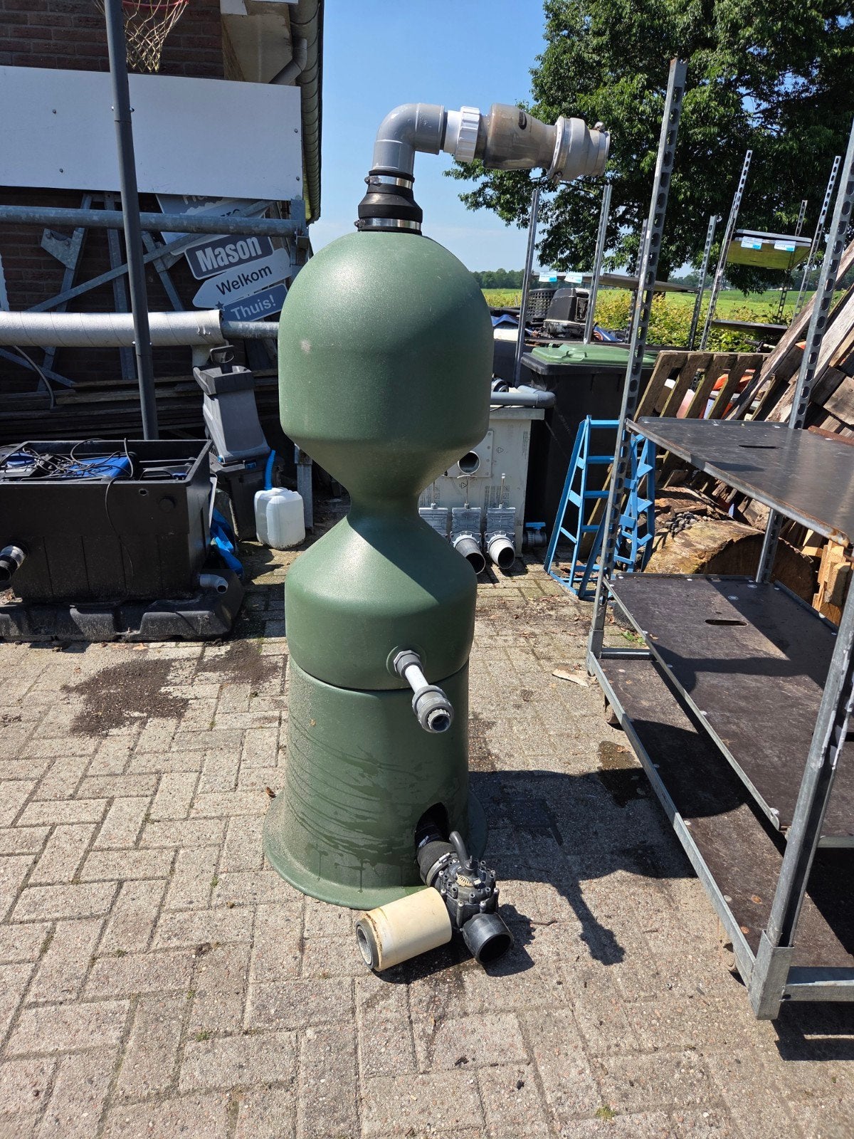 Bubble bead filter werkend gedemonteerd, Tuin en Terras, Vijver-toebehoren, Gebruikt, Geen ideestraat, Geenidee@geenidee.nl, Ophalen of Verzenden