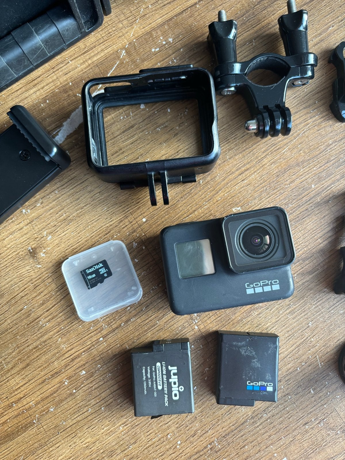 GoPro HERO7 Black met accessoires en koffer, Ophalen of Verzenden, Gebruikt, GoPro