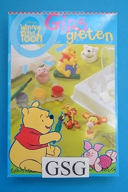 Winnie the Pooh gips gieten nr. 040069-00, Kinderen en Baby's, Speelgoed | Educatief en Creatief, Ophalen, Nieuw