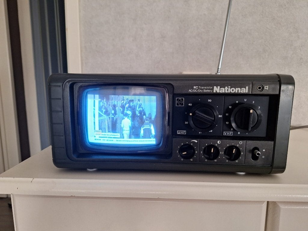 CRT TV zwart wit, Ophalen, Gebruikt, Minder dan 40 cm, Overige merken