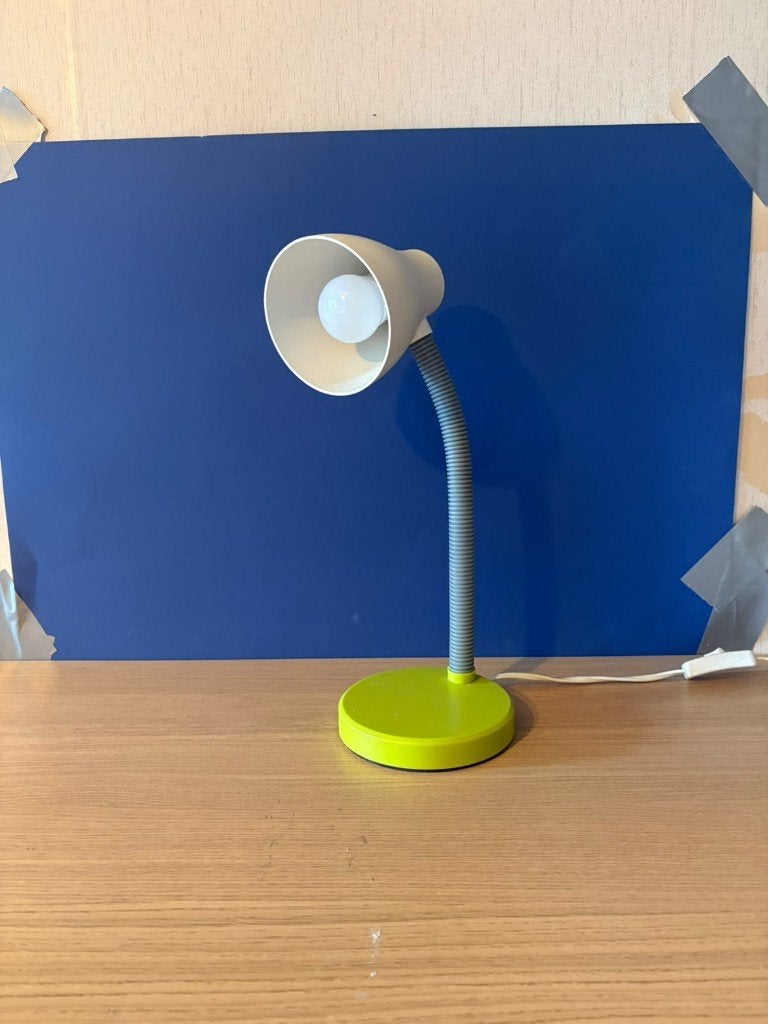 Frisse Groene Bureaulamp, Ophalen, Gebruikt