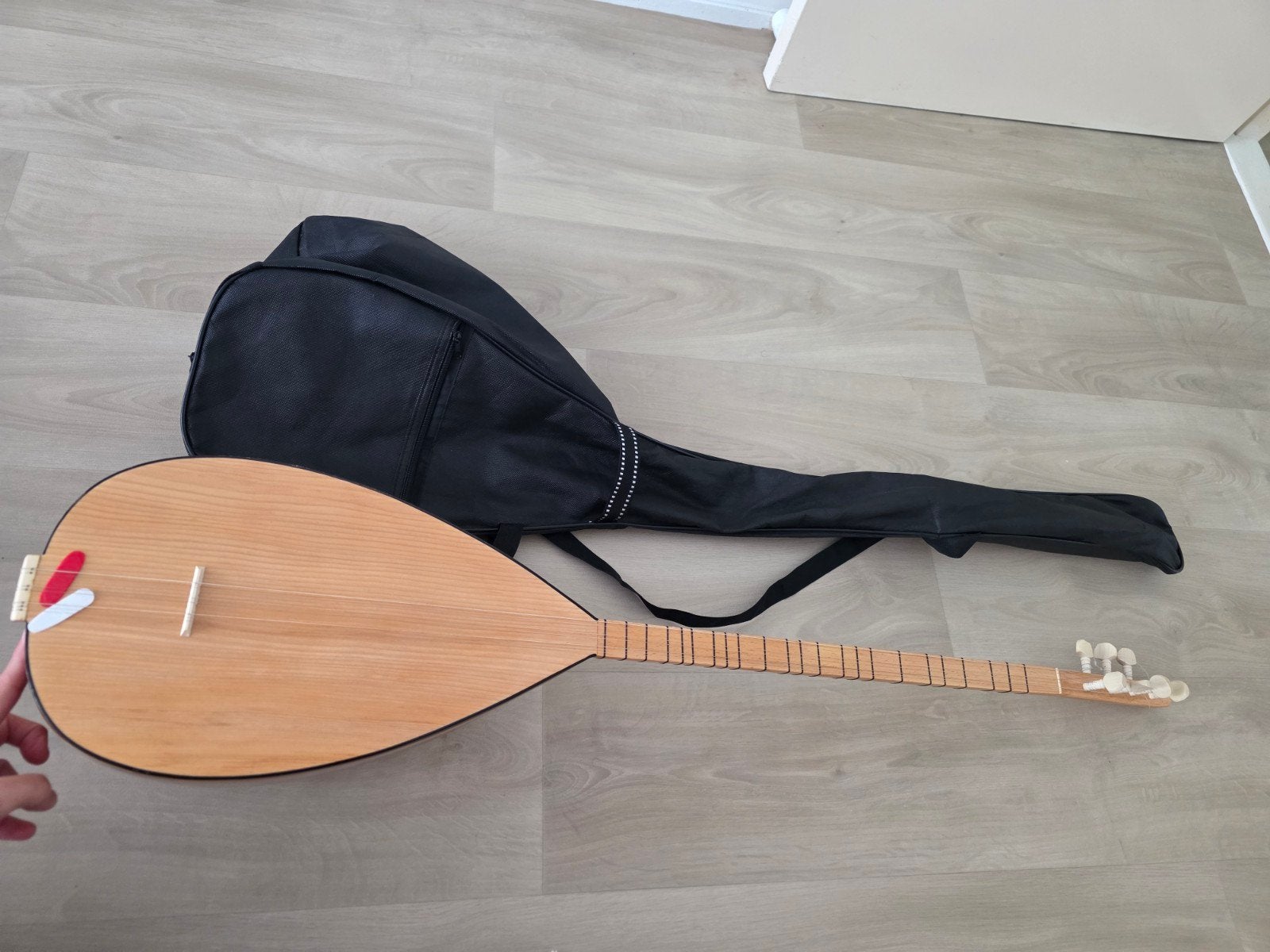 Mooie saz (lange hals) met tas, Muziek en Instrumenten, Ophalen, Gebruikt, Luit, Saz of Bouzouki