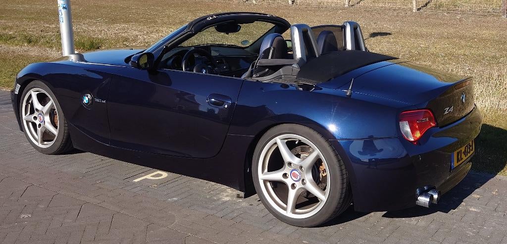 BMW Z4 3.0 SI AUT 2006 Individual Blauw | veel vernieuwd |, Auto's, Automaat, Stoelverwarming, Achterwielaandrijving, Zwart
