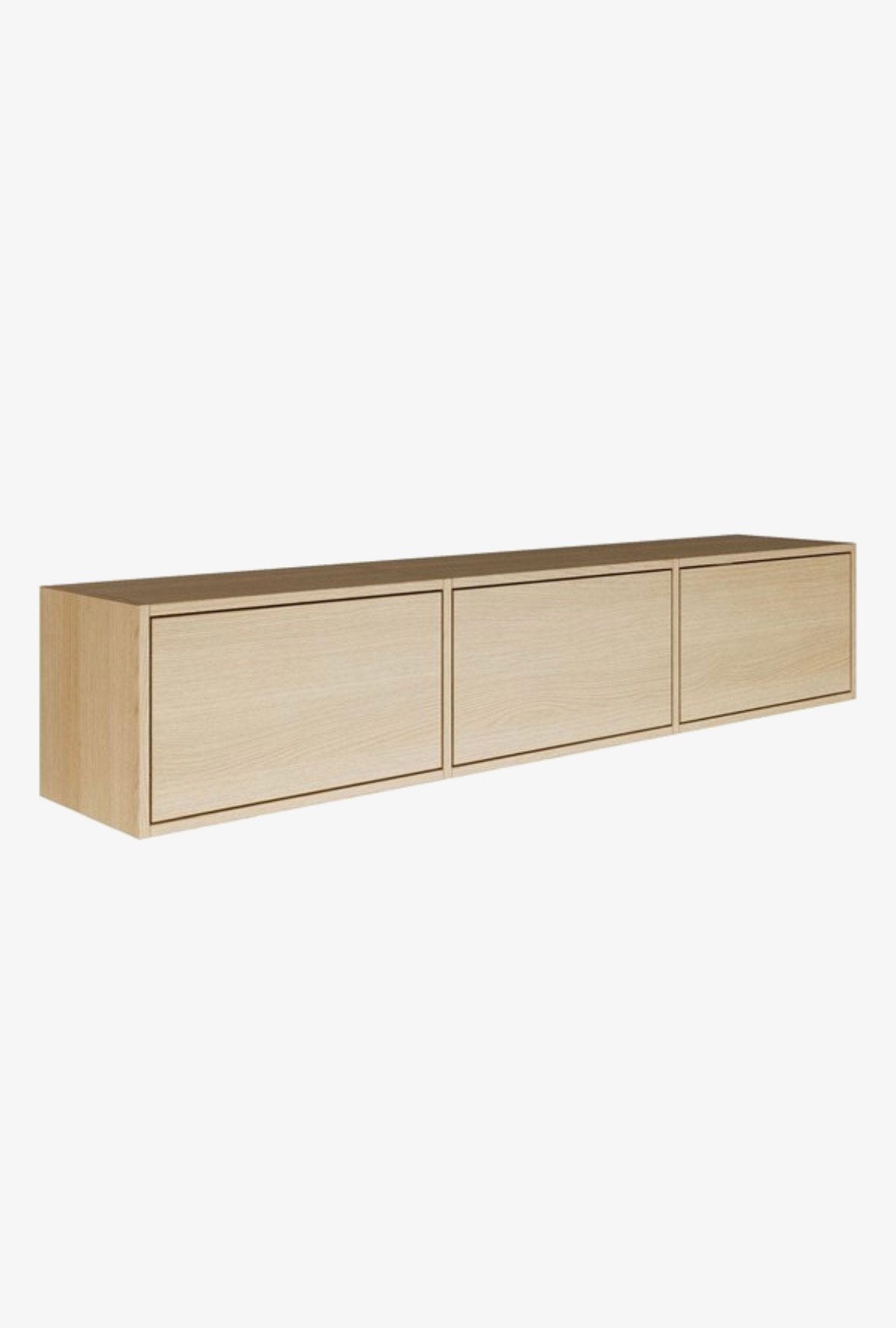 Tv meubel eikenhout look, Ophalen, 100 tot 150 cm, Eikenhout, Zo goed als nieuw