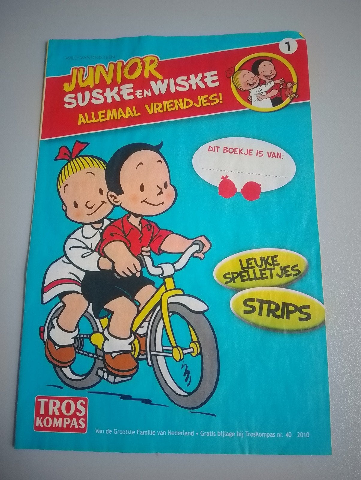 Junior Suske en Wiske: Allemaal Vriendjes! (2010), Boeken, Ophalen of Verzenden, Gelezen