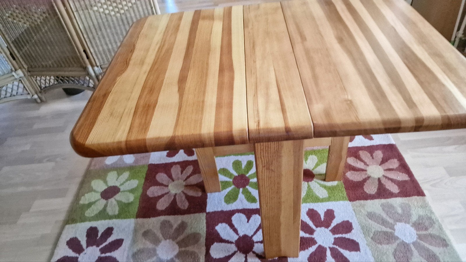 Grenen eettafel, Ophalen of Verzenden, Zo goed als nieuw, Rechthoek