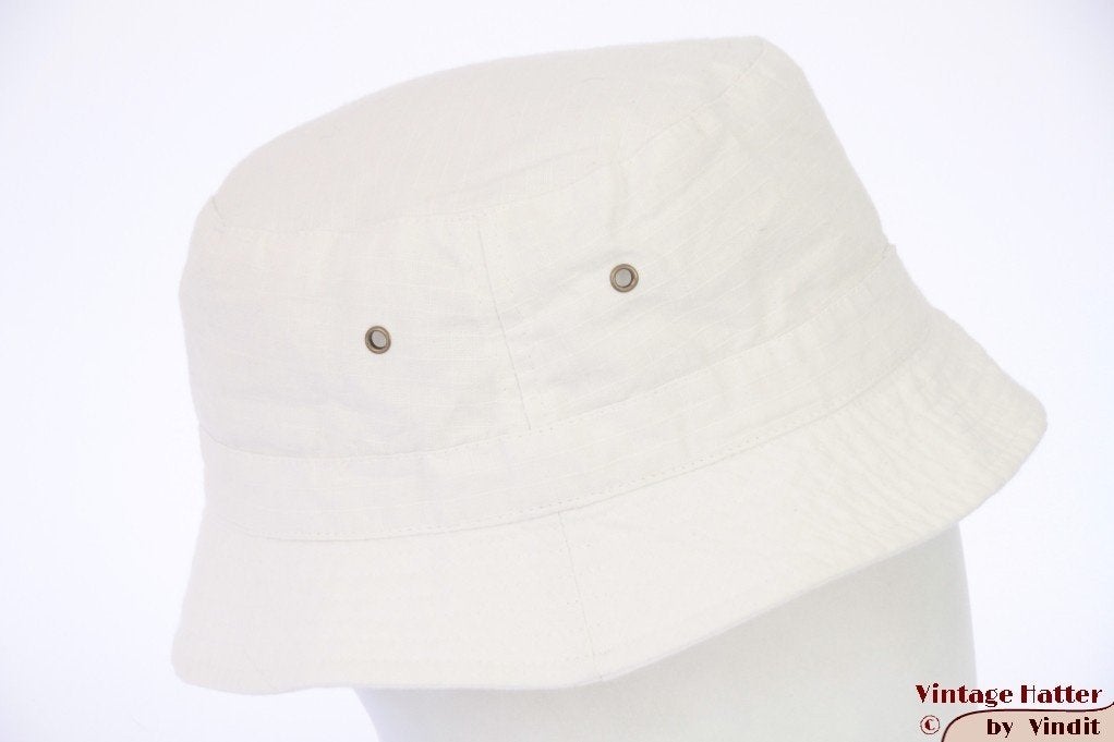 Zomer safari buckethat wit katoen mt 60 nieuw unisex, Ophalen of Verzenden, Nieuw, 58 cm (L, 7¼ inch) of meer, Hoed
