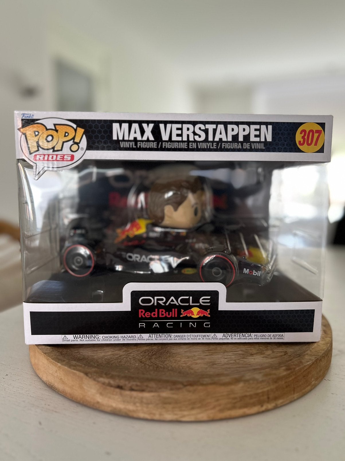 Max Verstappen Funko Pop #307 in Formule 1 auto, 1 speler, Racen en Vliegen, Ophalen of Verzenden, Zo goed als nieuw
