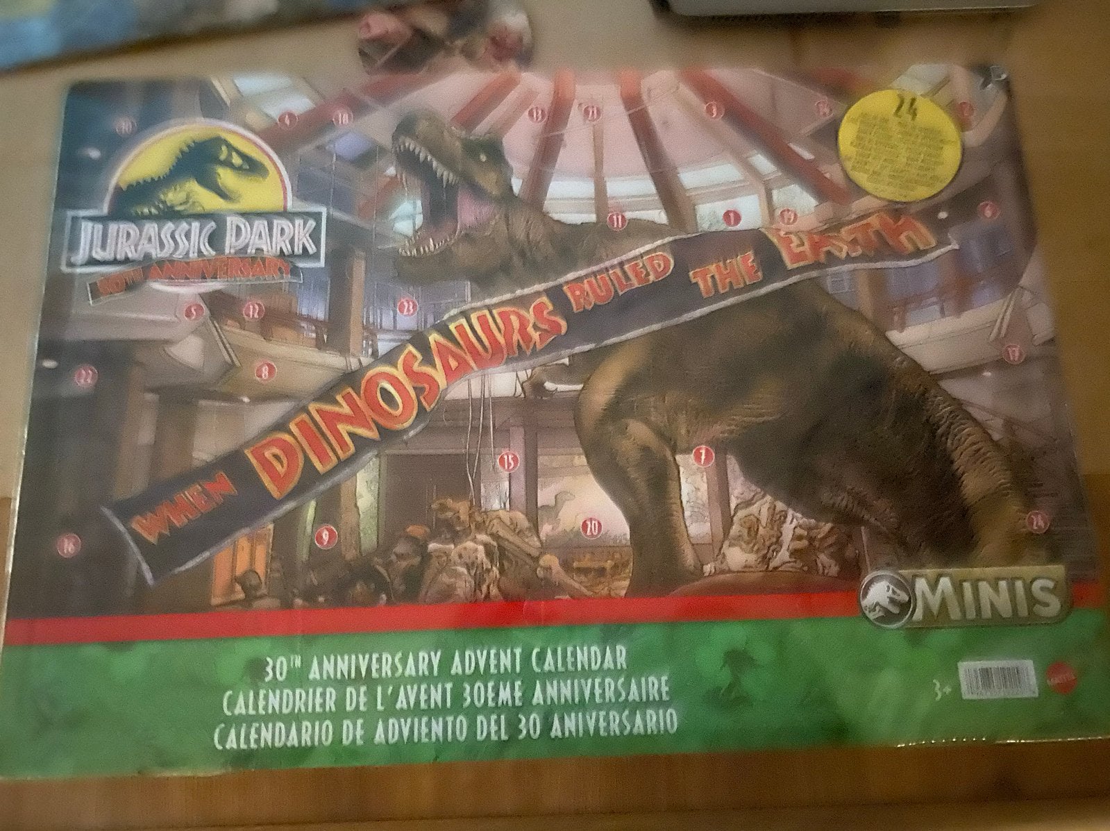 Jurassic Park 30th Anniversary Adventkalender Minis, Ophalen of Verzenden, Nieuw
