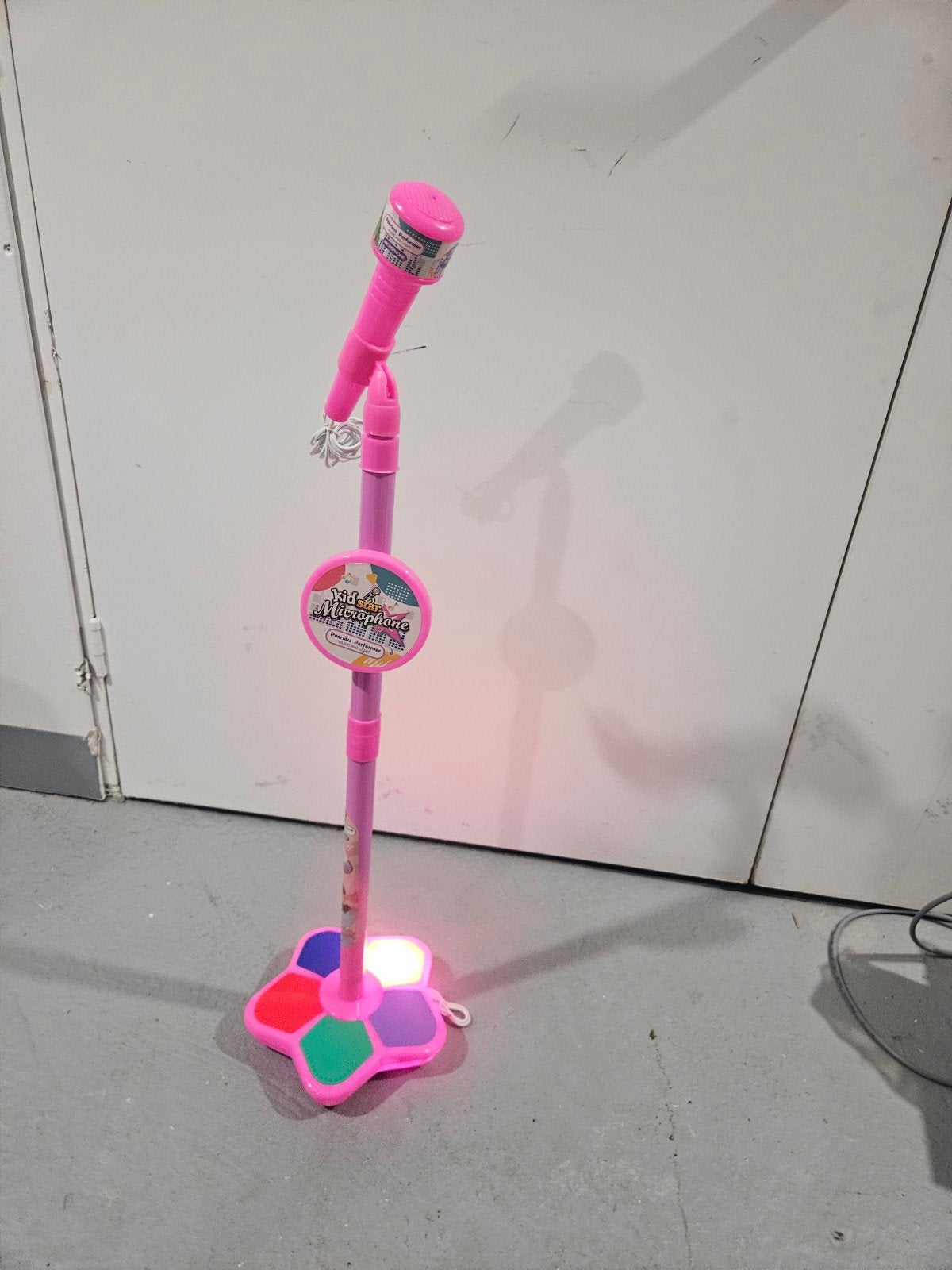 Roze Kinder Microfoon met Standaard - Nieuw in Doos, Ophalen of Verzenden, Nieuw, Meisje