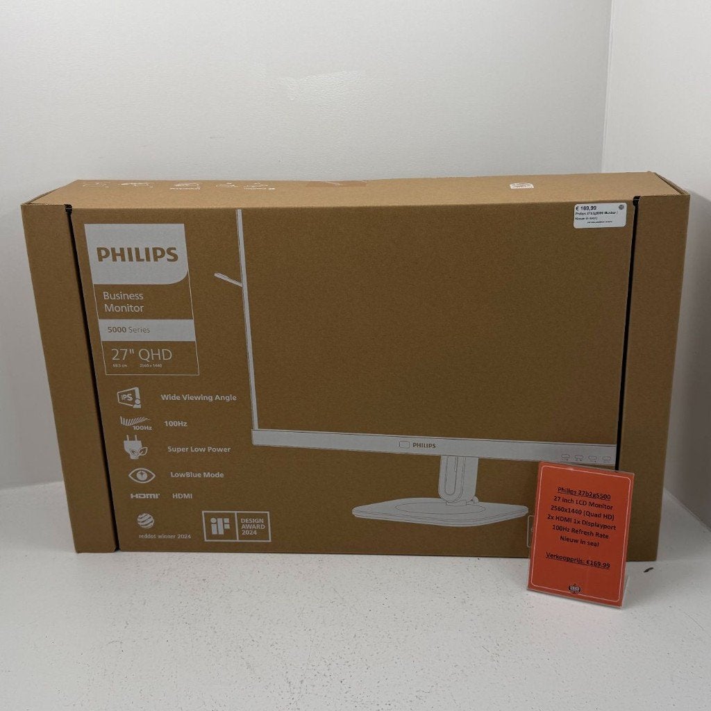 Philips 27b2g5500 Monitor | Nieuw in seal |, Philips, IPS, Dordrecht@usedproducts.nl, Toulonselaan 72
