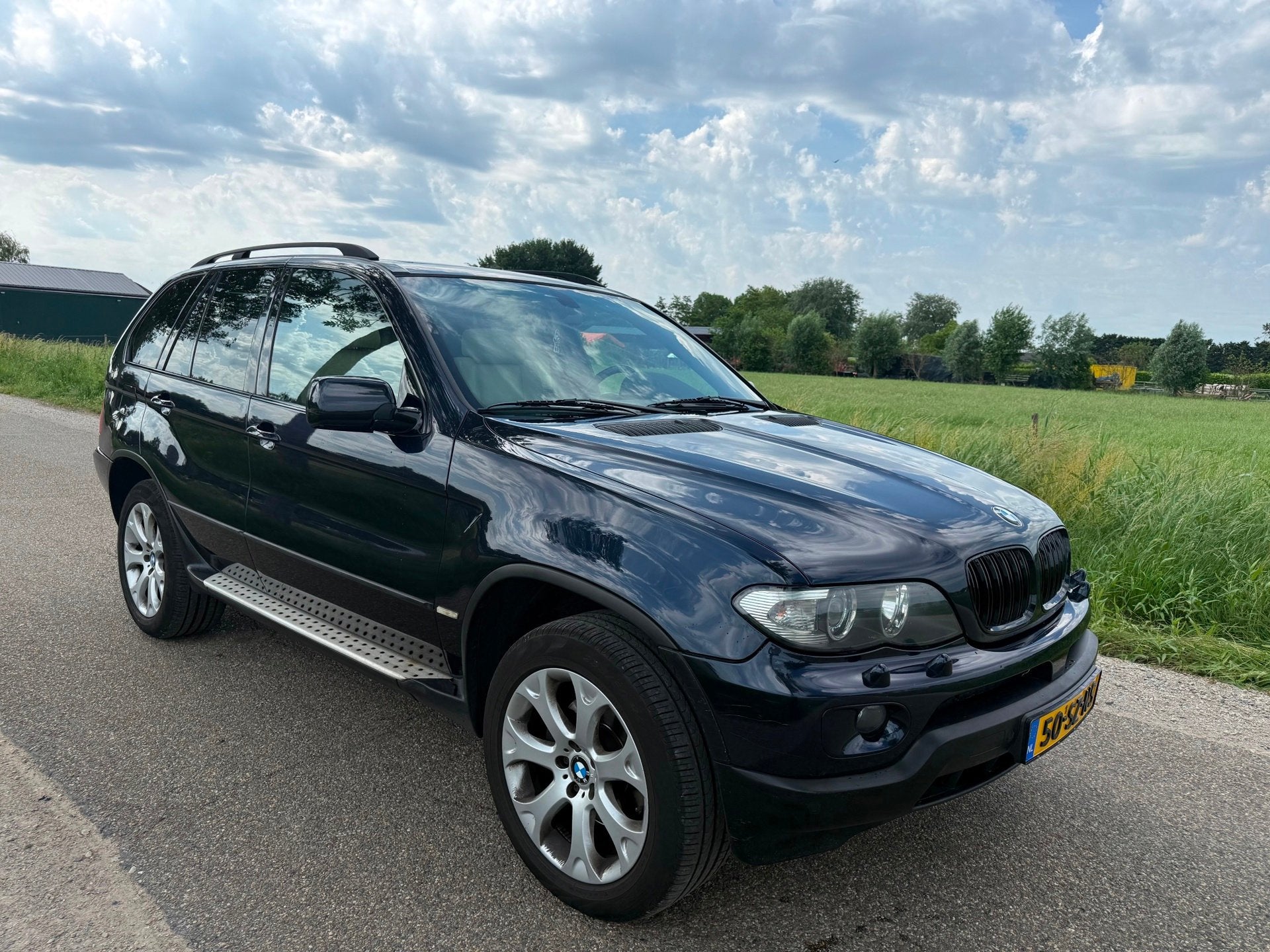 BMW X5 3.0i High Executive Nieuwe Apk !, Auto's, BMW, Automaat, Automatische klimaatregeling, Gebruikt, Blauw