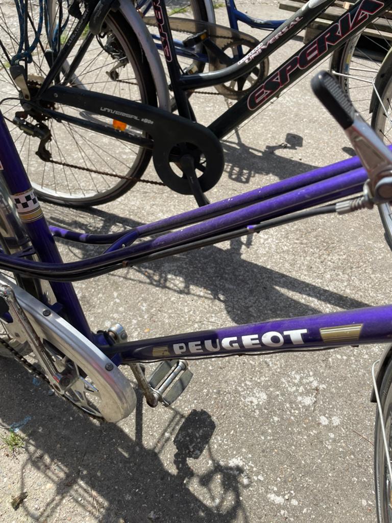 Peugeot damesfiets - paars/blauw, 53 tot 56 cm, Ophalen of Verzenden, Gebruikt, Versnellingen