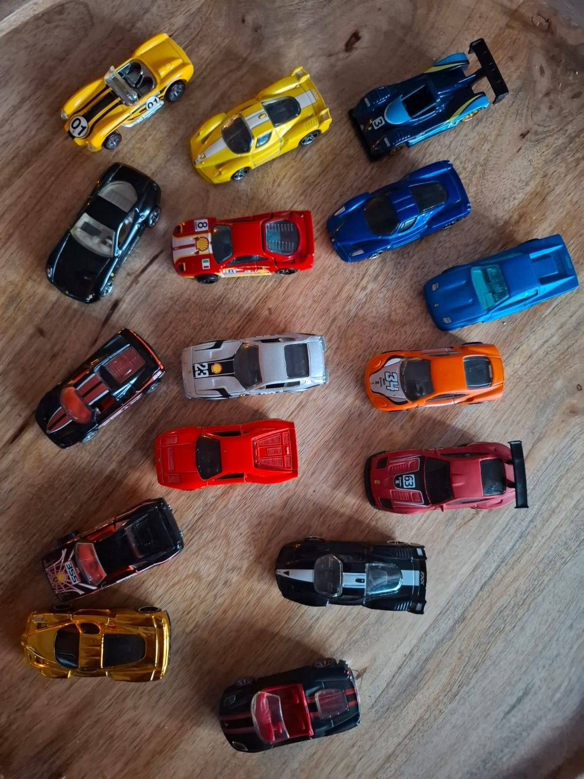 Hot Wheels Ferrari Collectie 16 stuks, Ophalen of Verzenden