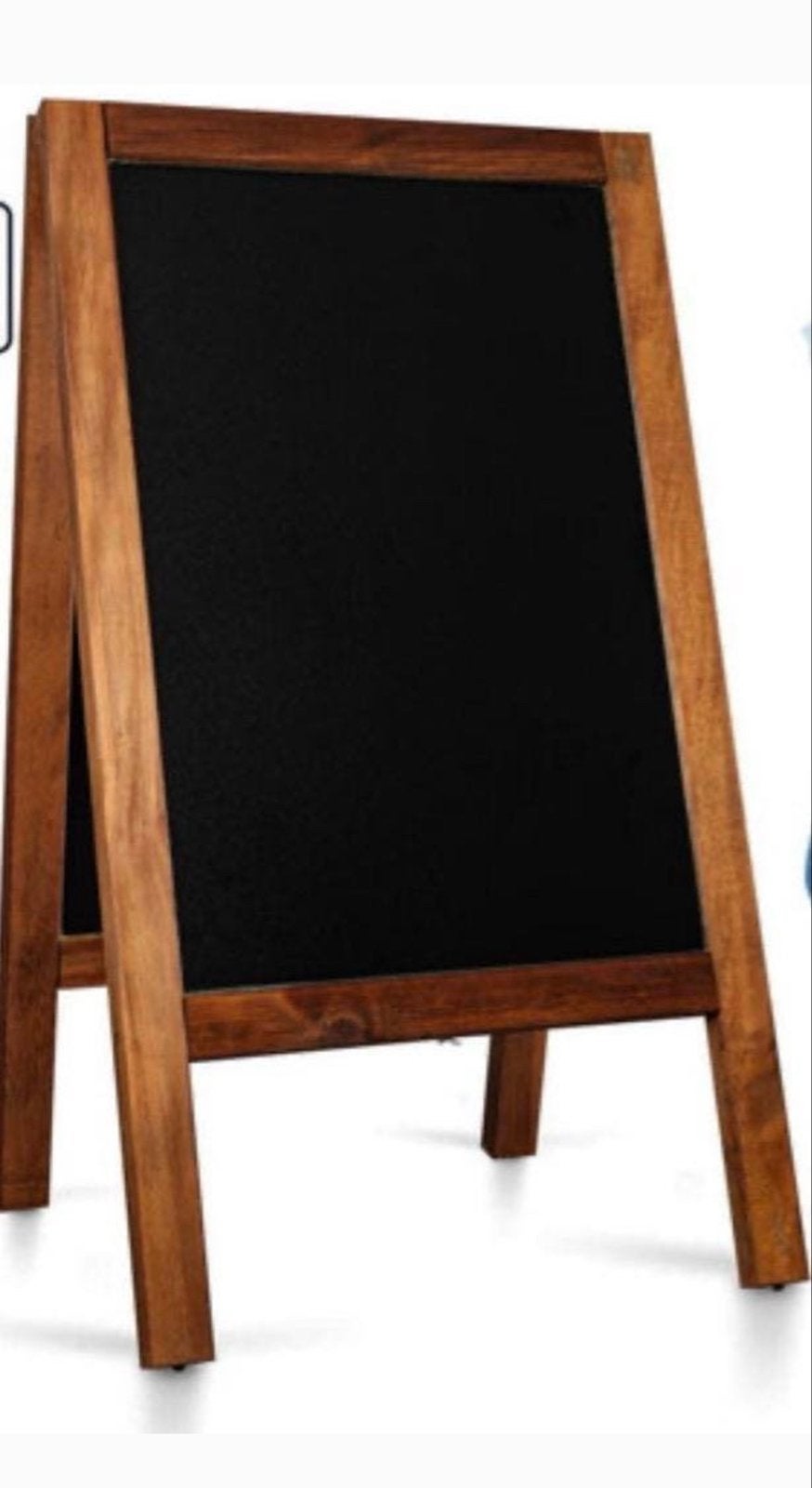 Houten krijtbord/stoepbord, Diversen, Schoolborden, Ophalen of Verzenden, Gebruikt