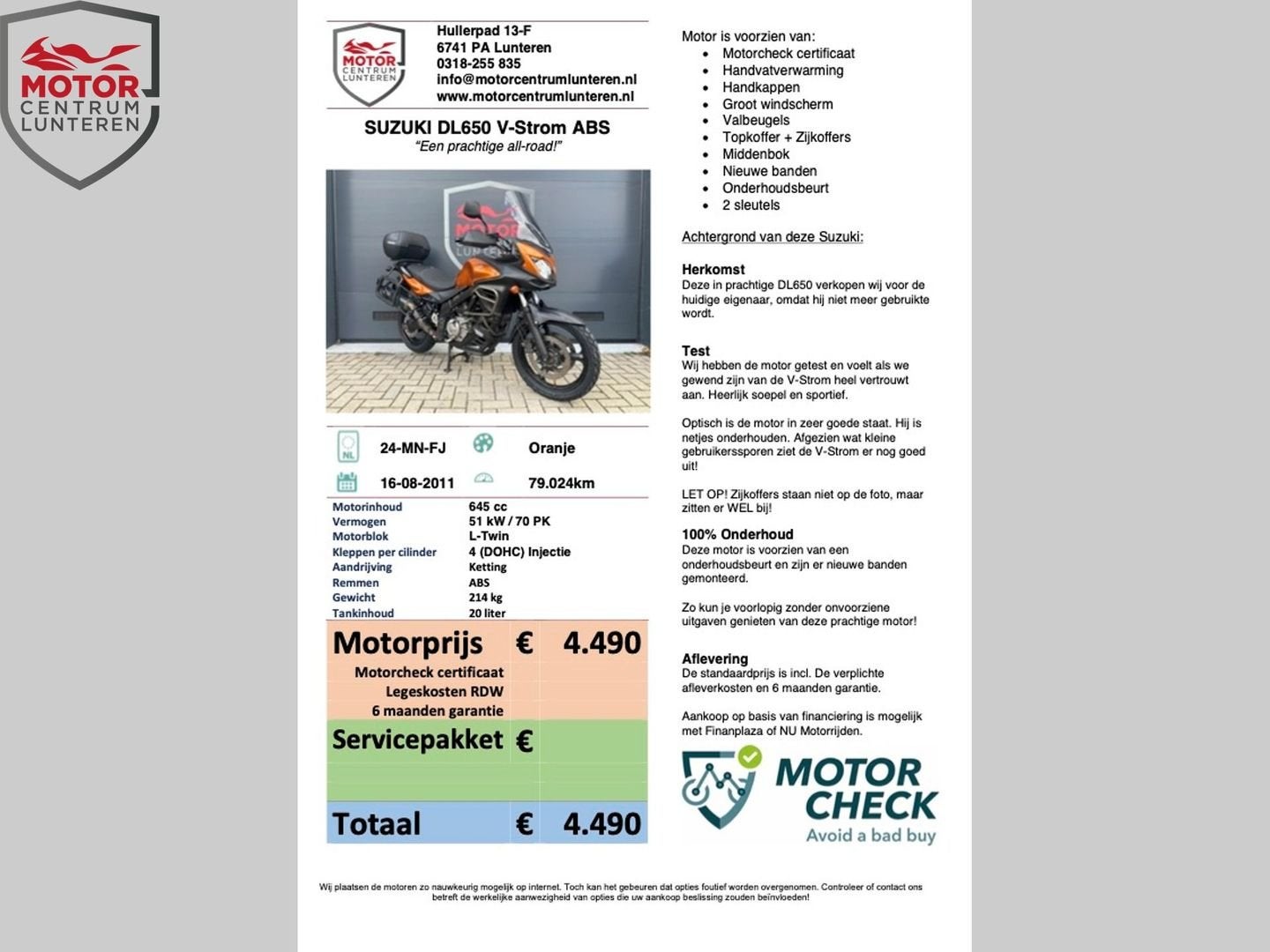 SUZUKI V-STROM DL650 ABS compleet kofferset, Motoren, Motoren | Suzuki, Motorrijbewijs A, Bedrijf, Onbekend, Meer dan 35 kW