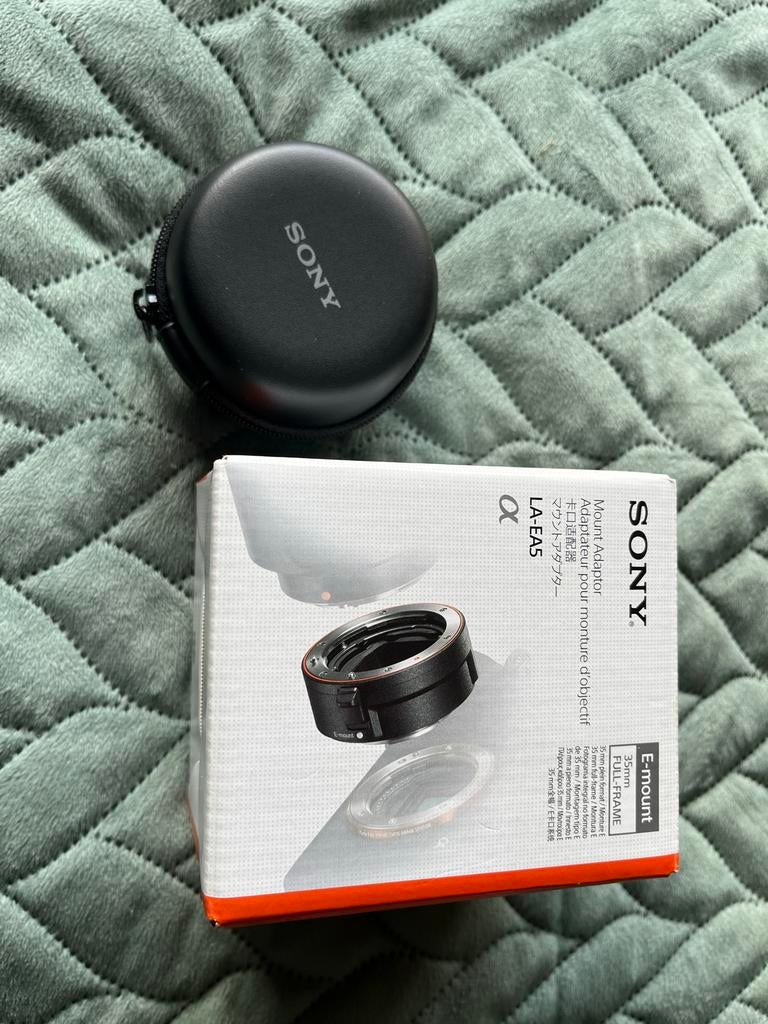 Sony LA-EA5 Mount Adapter voor E-mount camera's, Ophalen of Verzenden, Zo goed als nieuw, Toebehoren