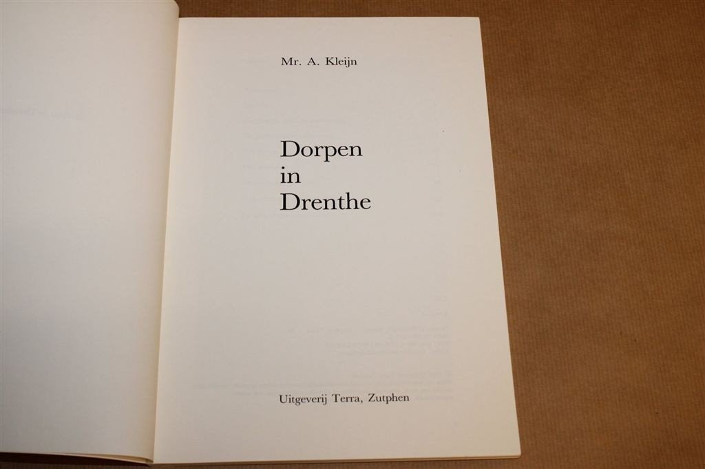 Dorpen in Drenthe — Ontstaan & Ontwikkeling Dorpen, Boeken, Ophalen of Verzenden, Gelezen