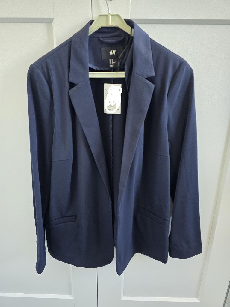 Colbert, donker blauw, maat 42, Ophalen, H&M, Blauw, Maat 42/44 (L)