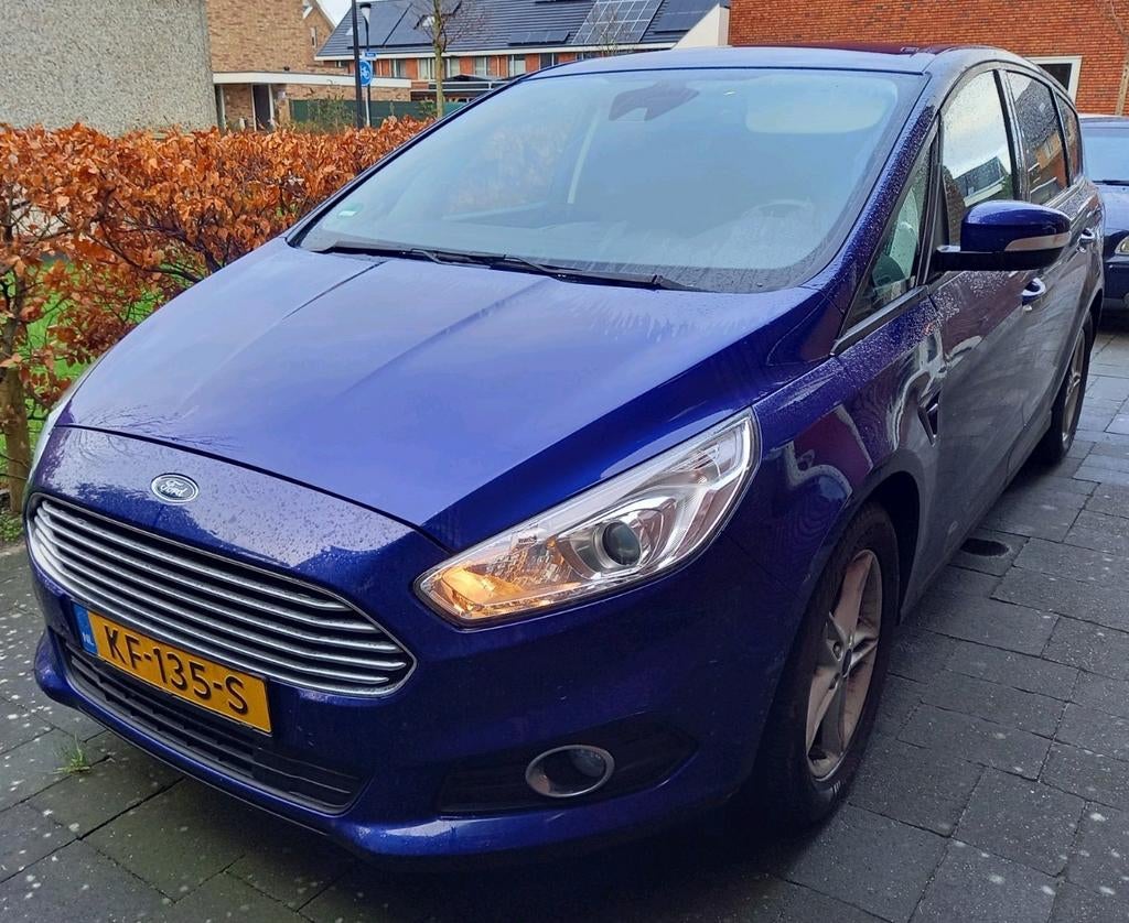 Ford S-MAX 2.0 Tdci Trend Lease Ed. 2e eig. Orig. NL., Auto's, Voorwielaandrijving, Euro 6, 4 cilinders, Blauw
