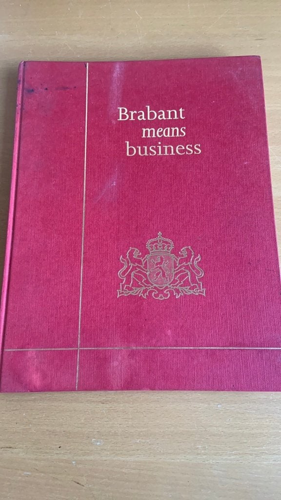 Brabant means business, Ophalen of Verzenden, Zo goed als nieuw