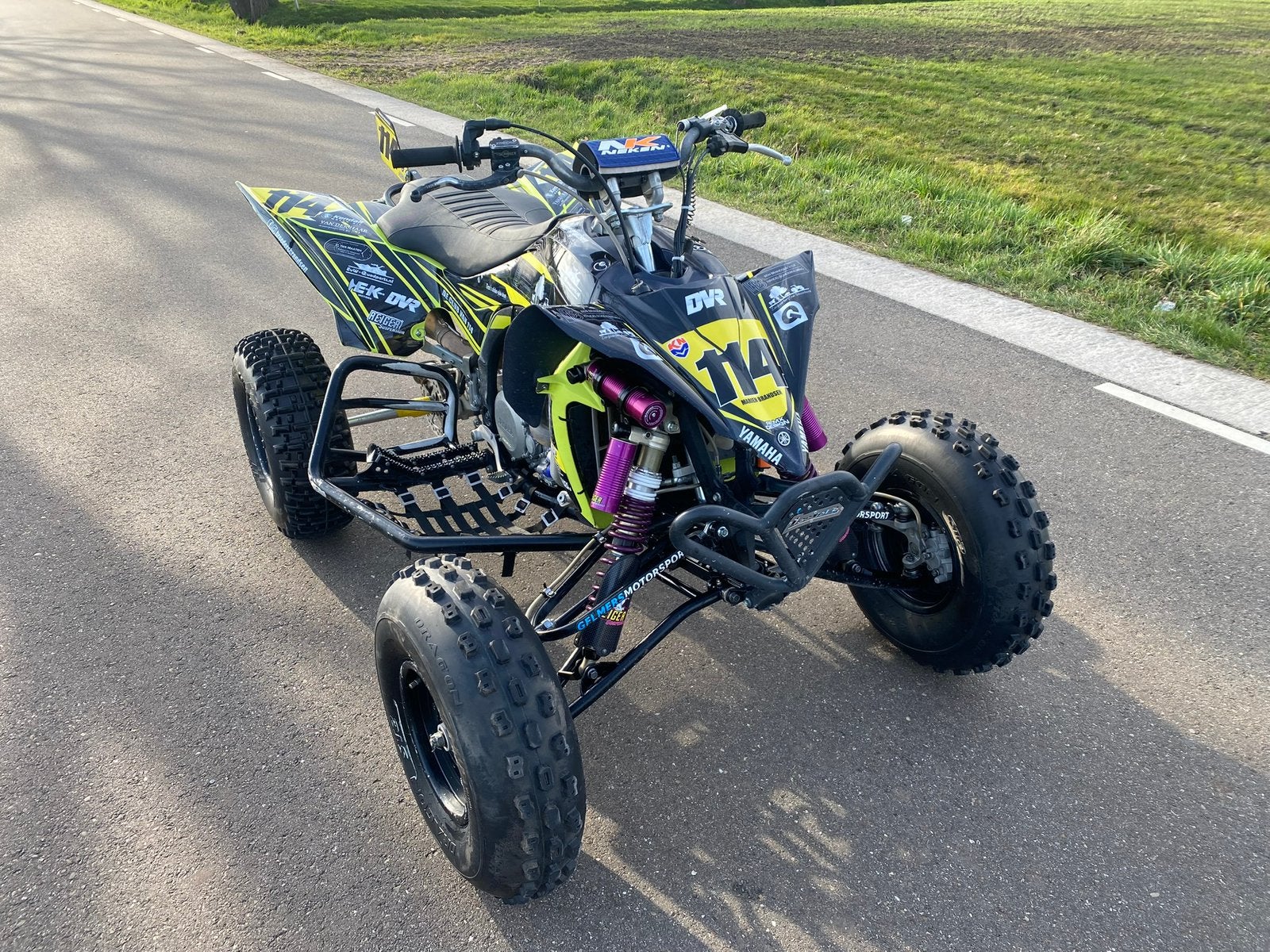 Yamaha yfz 450R, Ophalen