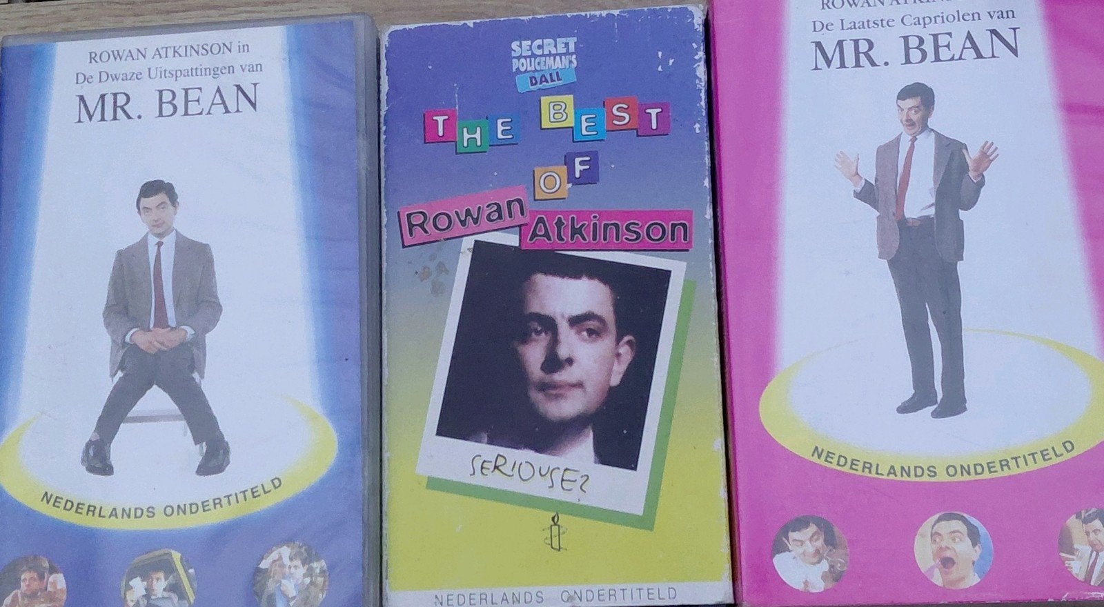 Mr. Bean VHS Collectie - 3 Banden, Cd's en Dvd's, VHS | Film, Nederlands ondertiteld, Gebruikt, Alle leeftijden, Ophalen of Verzenden