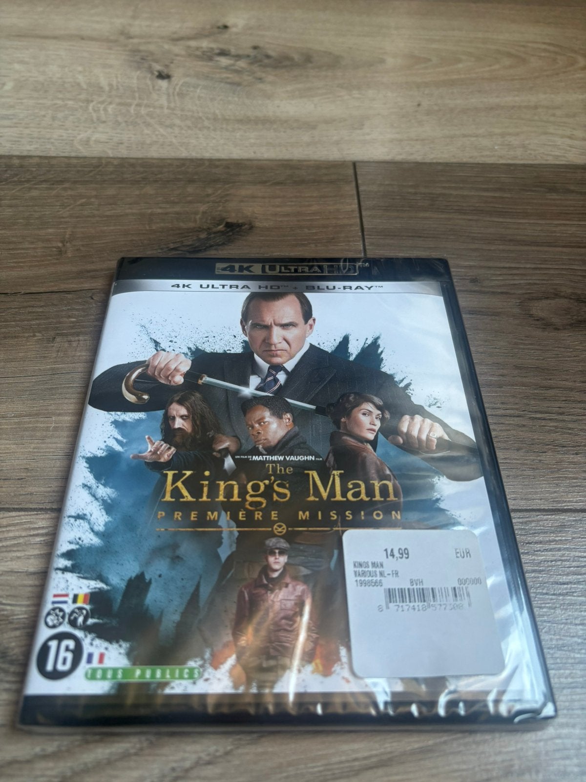 Kings Man Premier Mission 4K/blu ray *Nieuw in plastic, Cd's en Dvd's, Blu-ray, Ophalen of Verzenden, Zo goed als nieuw, Actie