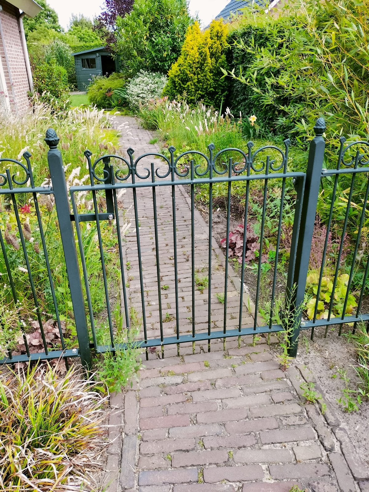 Tuinhekje met poort, Tuin en Terras, Ophalen, Met poort, Zo goed als nieuw, Tuinhek