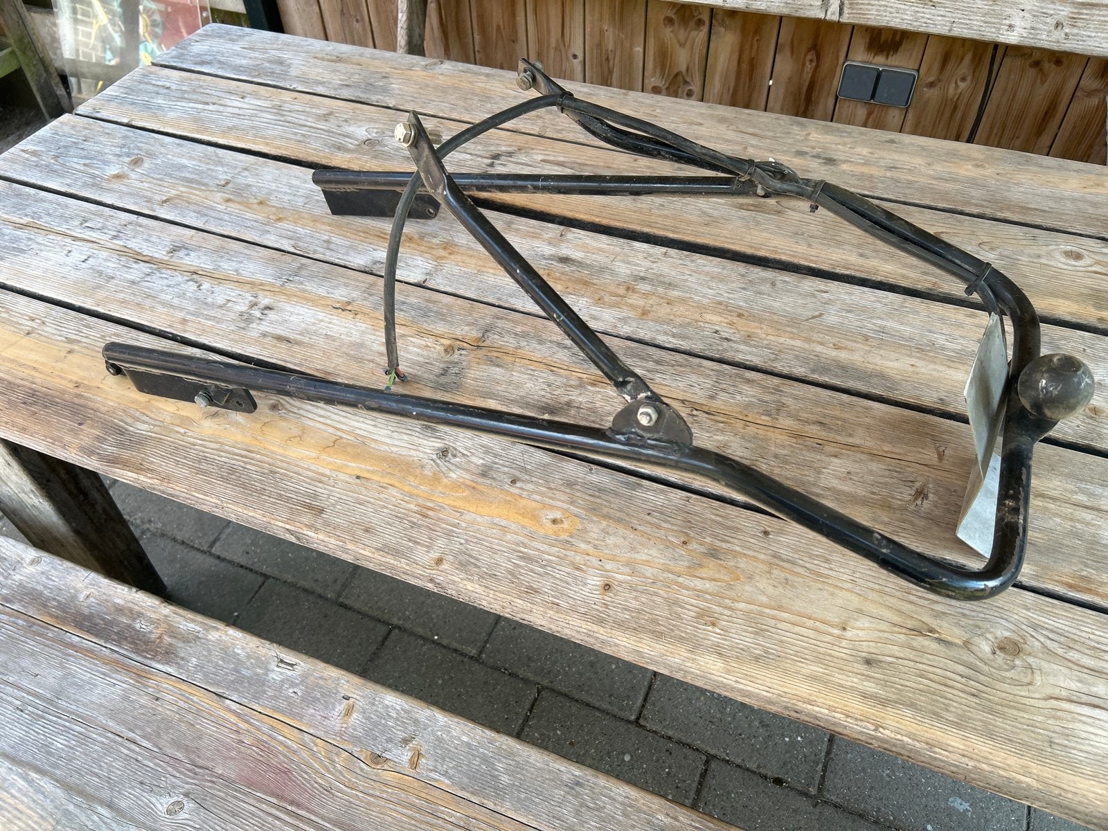 Gebruikte trekhaak voor motor met stopcontact, Ophalen of Verzenden, Gebruikt