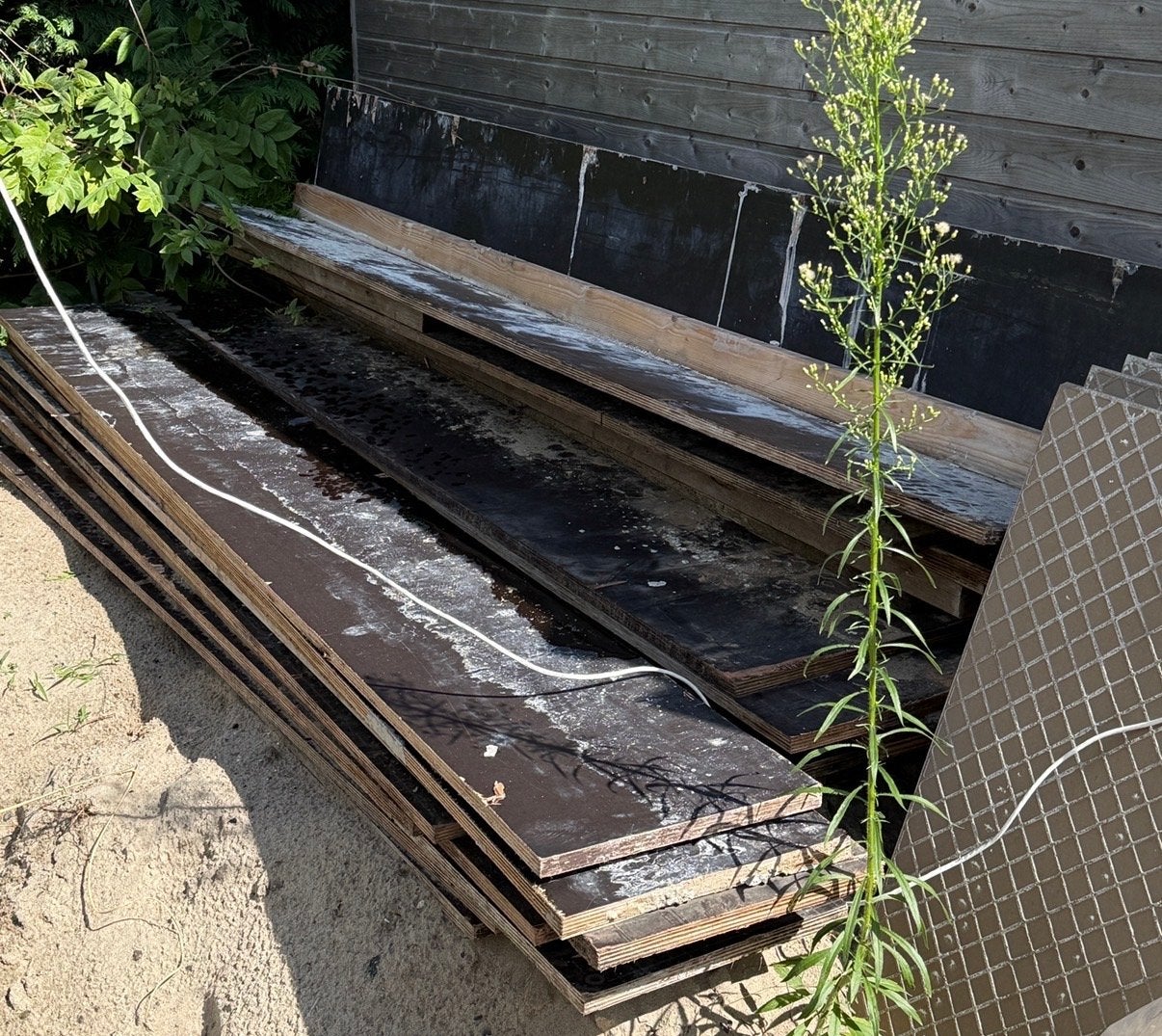 Betonplex bekisting platen MOET SNEL WEG, Gebruikt, Minder dan 25 mm, Overige typen, Ophalen of Verzenden