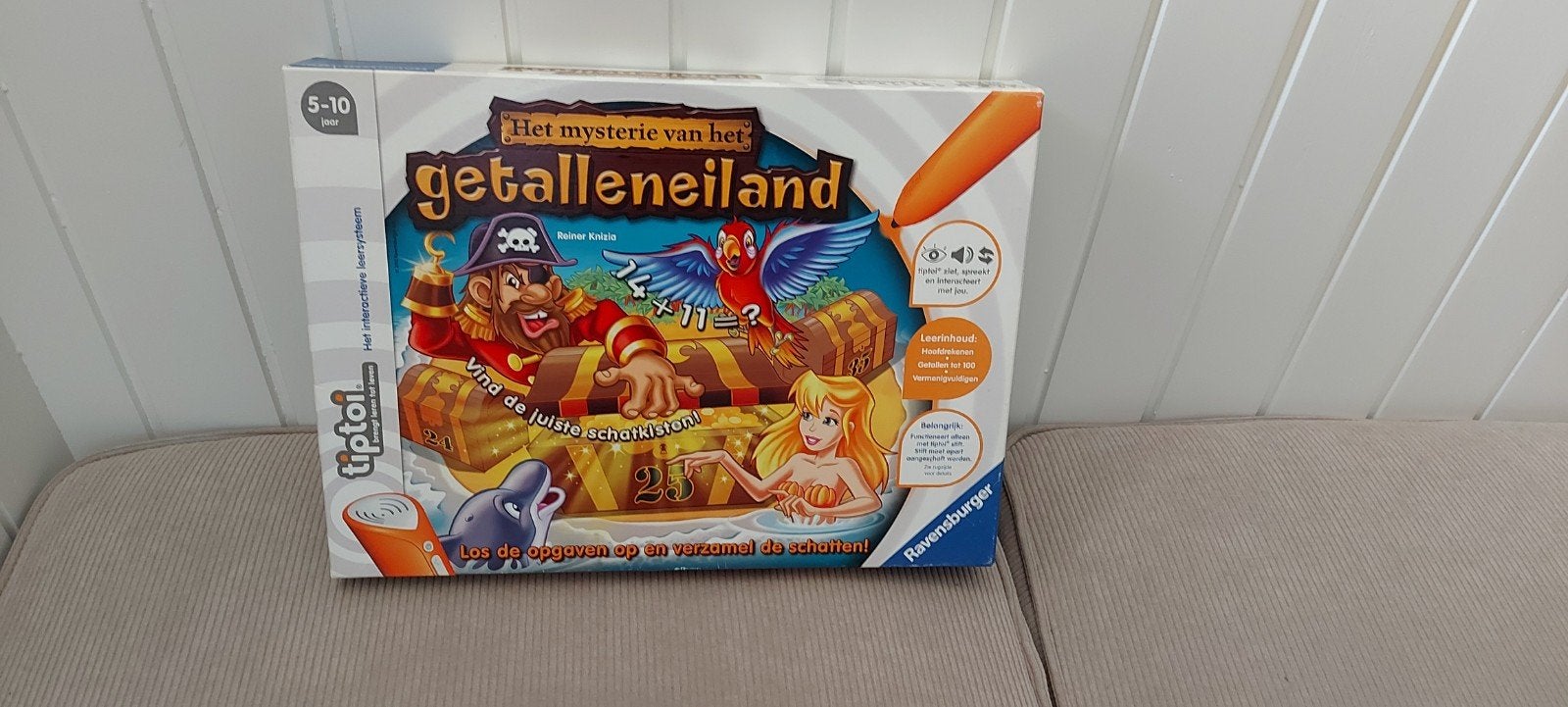 Het mysterie van het Getalleneiland (Tiptoi), Puzzel en Educatief, 2 spelers, Ophalen of Verzenden, Zo goed als nieuw