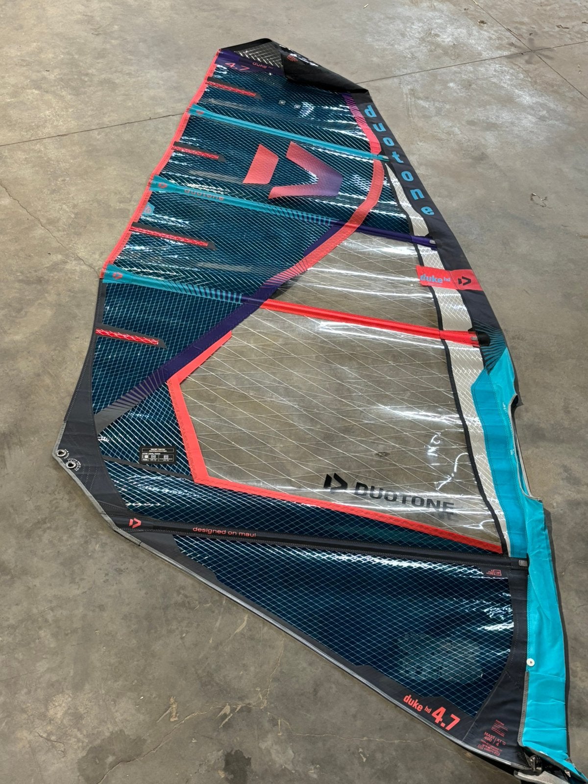 Duotone duke zeilen, Watersport en Boten, Windsurfen, Ophalen, Gebruikt, Zeil
