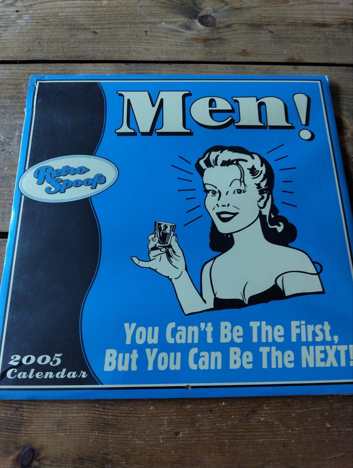 Men! Zeldzame kalender 2005 Retro Spoofs in seal, Ophalen of Verzenden