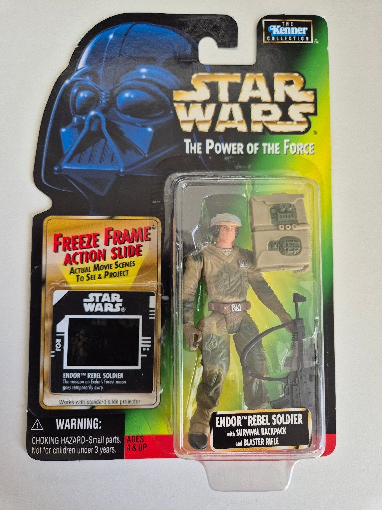 Star Wars POTF FF Endor Rebel Soldier - Error card, Ophalen of Verzenden, Nieuw, Actiefiguurtje