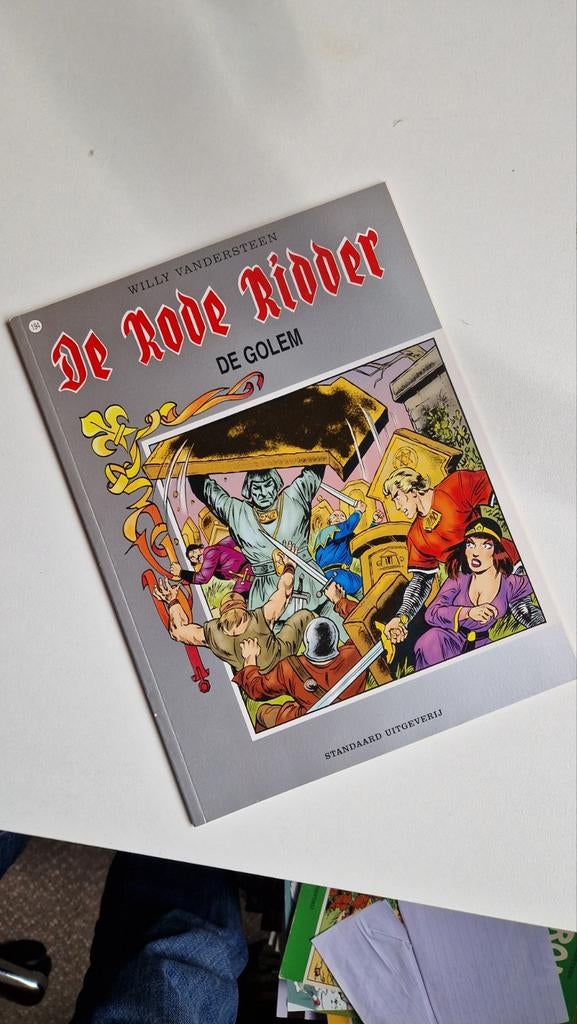De Rode Ridder - De Golem (nr. 194), Eén stripboek, Ophalen of Verzenden, Zo goed als nieuw, Willy Vandersteen