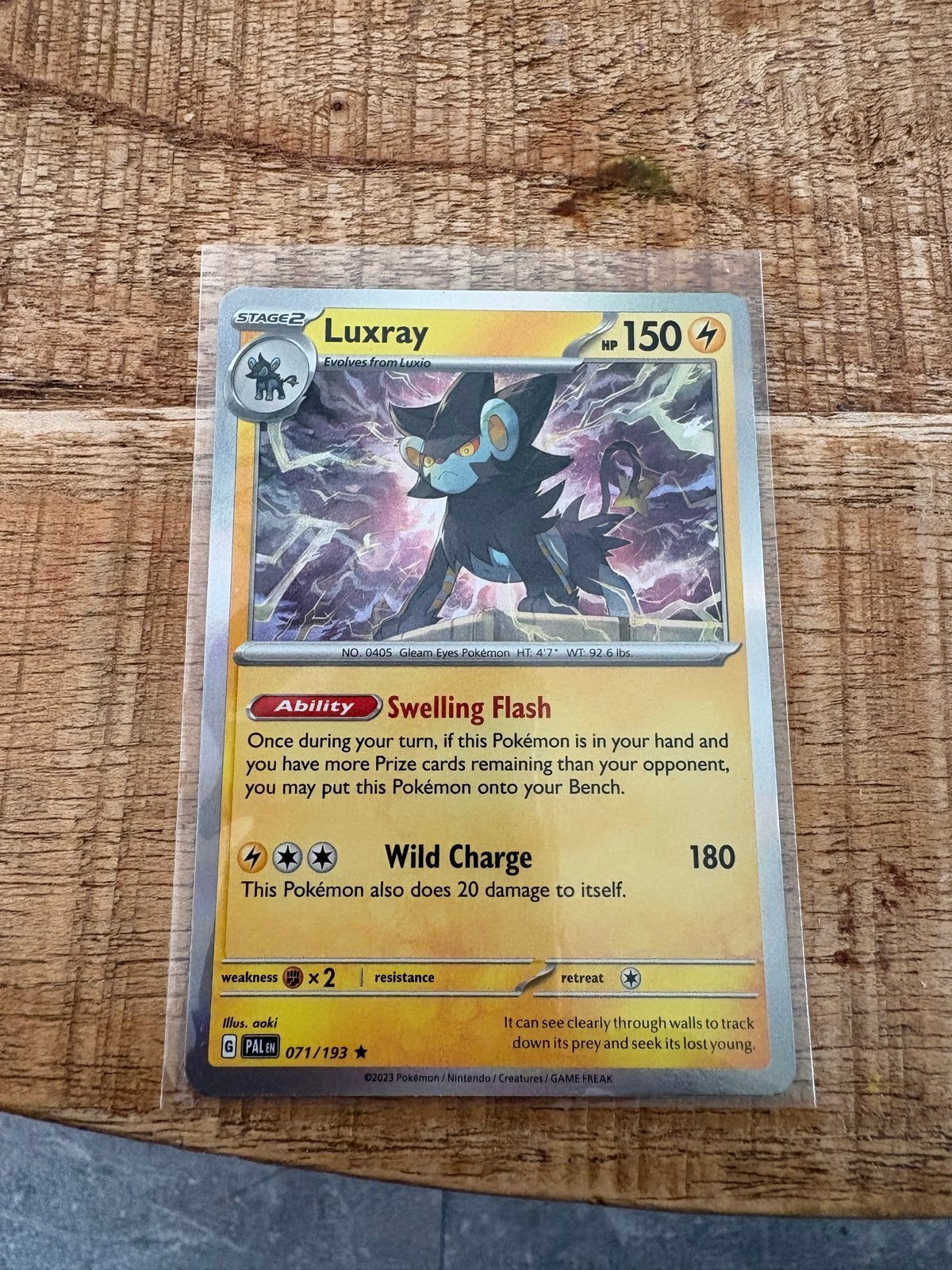 Luxray 071/193 Pokémon kaart, Ophalen of Verzenden, Zo goed als nieuw, Losse kaart