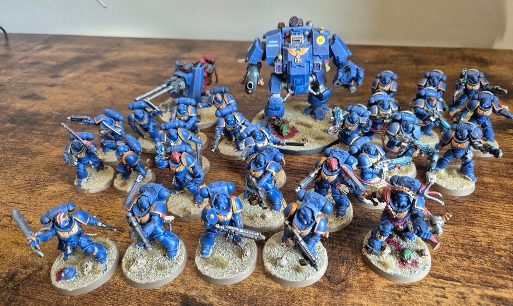 Warhammer 40K Space Marines, Gebruikt, Figuurtje(s), Ophalen of Verzenden, Warhammer 40000