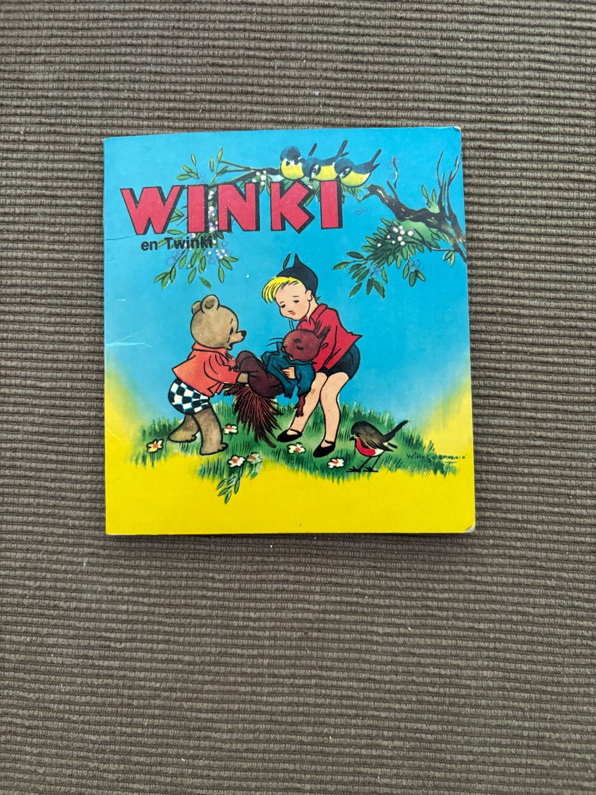Winki en Twinki - Vintage Kinderboekje Mulder Holland BV!, Gelezen, Fictie algemeen, Jongen of Meisje, Ophalen of Verzenden