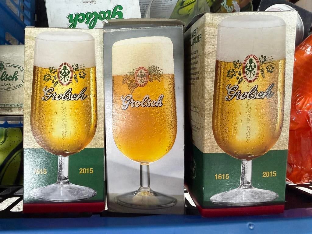 Grolsch verzameling, Verzamelen, Biermerken, Ophalen, Zo goed als nieuw, Grolsch