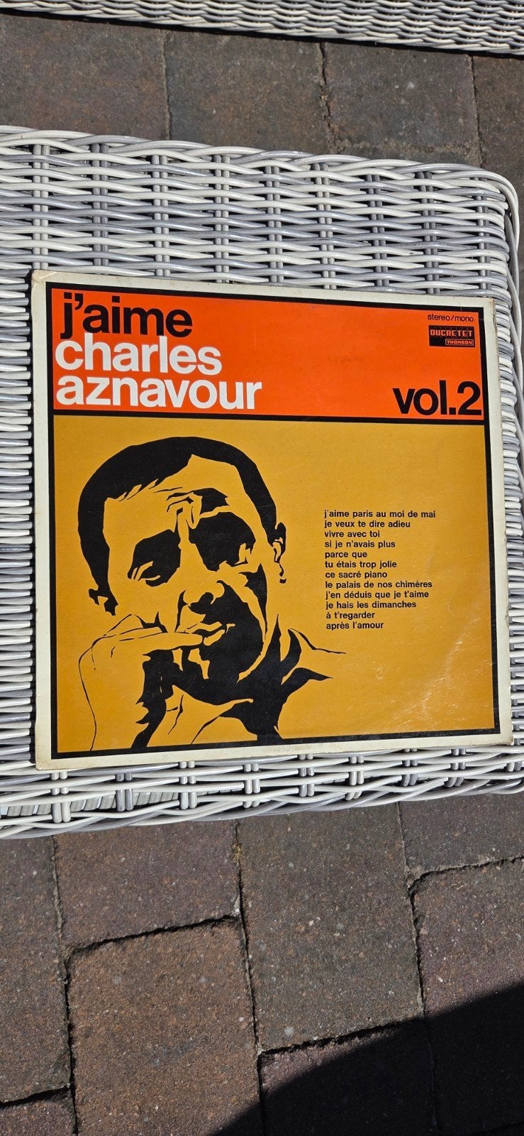 nette lp van Charles aznavour J' aime vol.2, Ophalen, LP