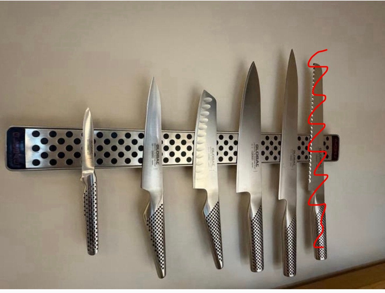 Global Messenset met Magnetisch Rek, Verzenden, Zilver, Metaal, Overige merken