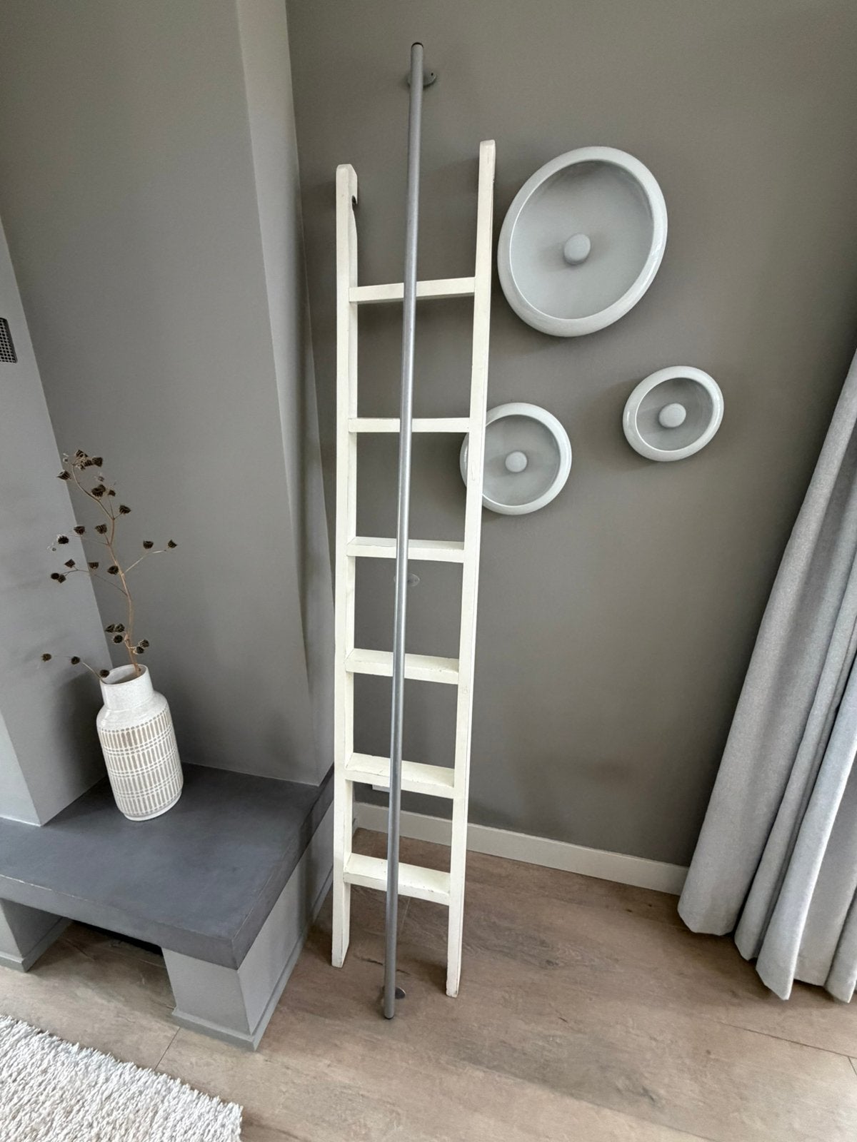 Bibliotheek trap met rail, Ophalen, Gebruikt, Ladder, 2 tot 4 meter