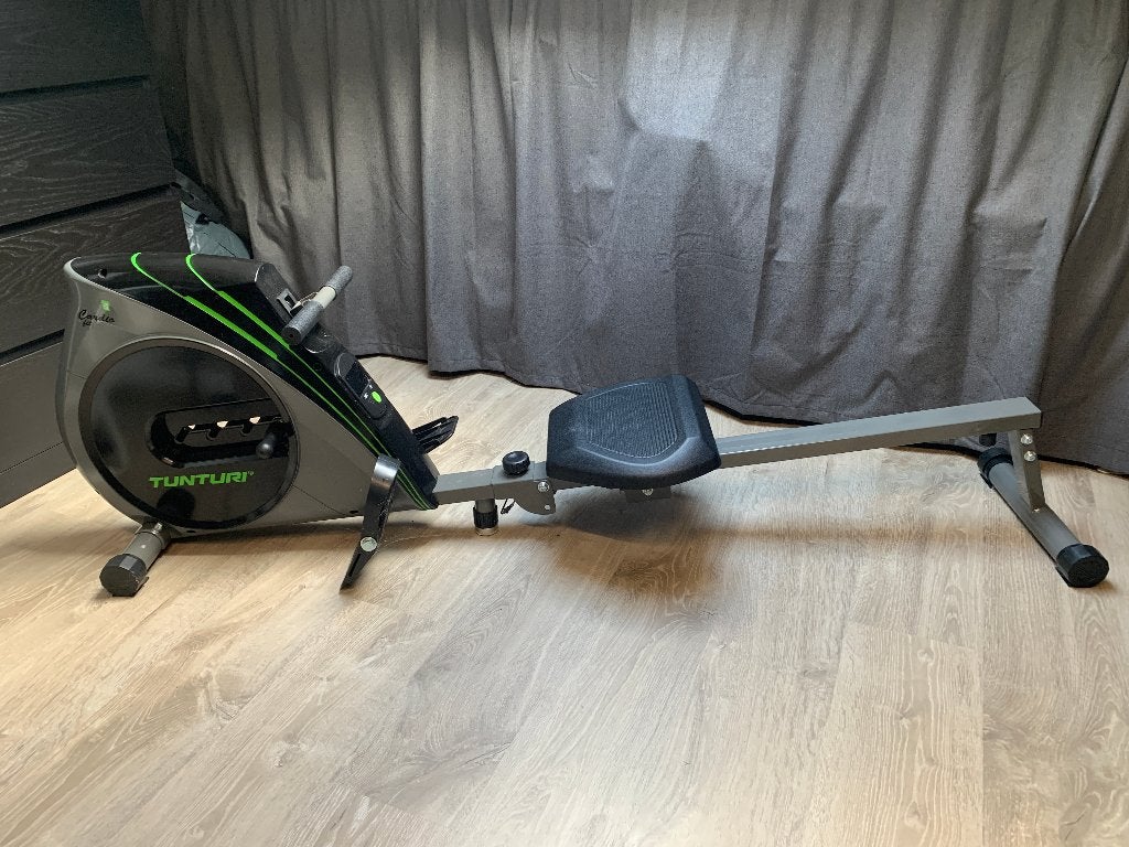 Tunturi roeitrainer, Sport en Fitness, Ophalen, Gebruikt, Buik, Metaal