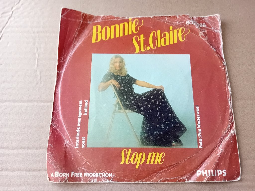 Bonnie St Claire - Stop Me ----t 3145, Gebruikt, 7 inch, Overige typen, Nederlandstalig