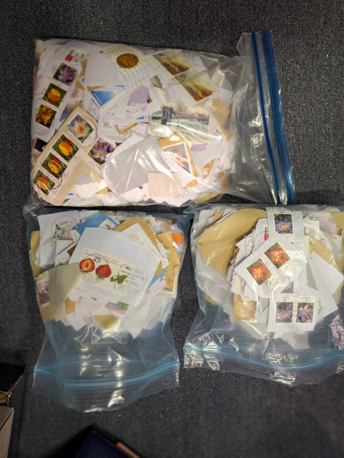 1 kilo Duitse postzegels om zelf af te weken, Ophalen of Verzenden