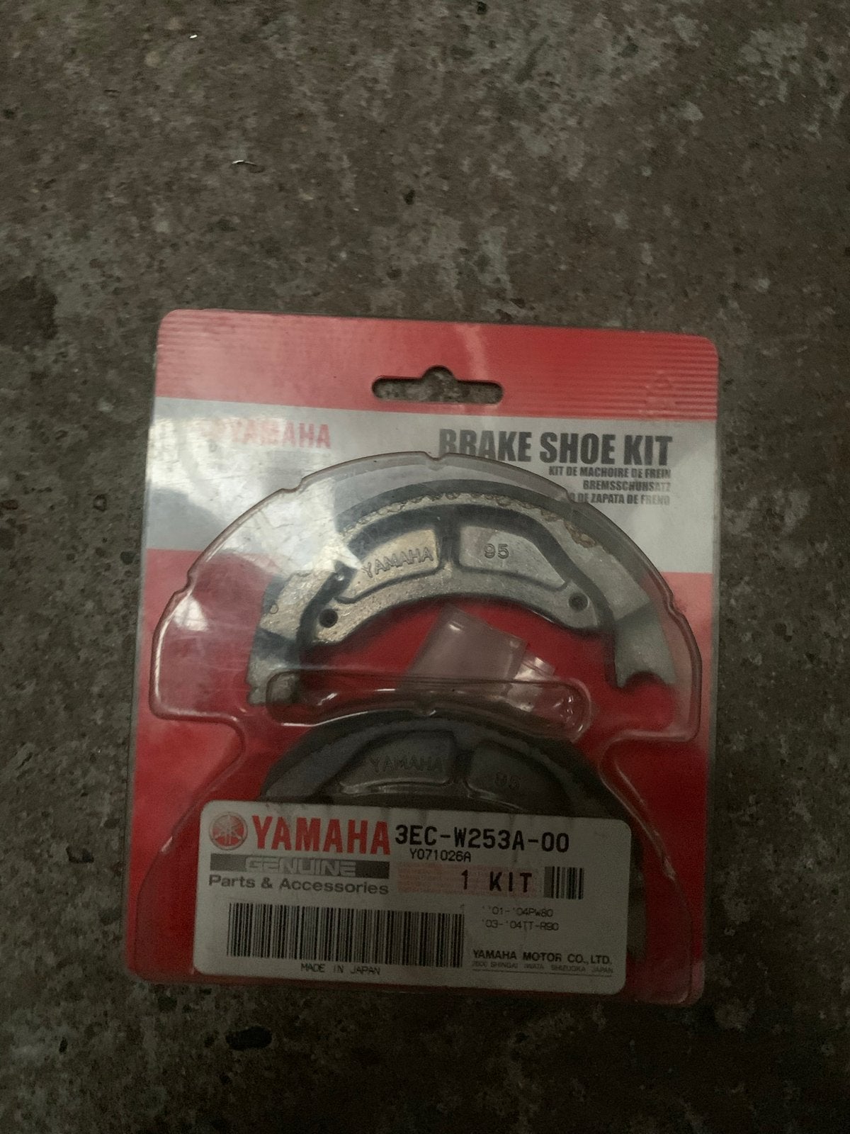 Originele Yamaha Remschoenen Kit (3EC-W253A-00), Ophalen, Nieuw