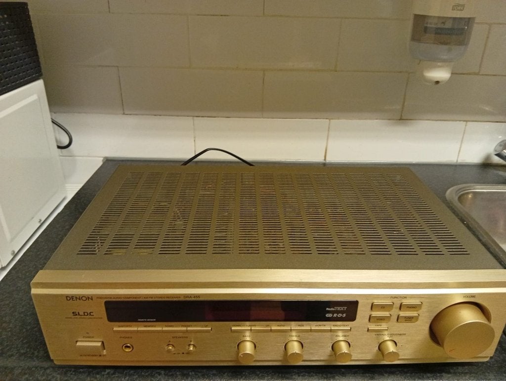 Denon Reciever, Gebruikt, Denon, Ophalen of Verzenden, 120 watt of meer
