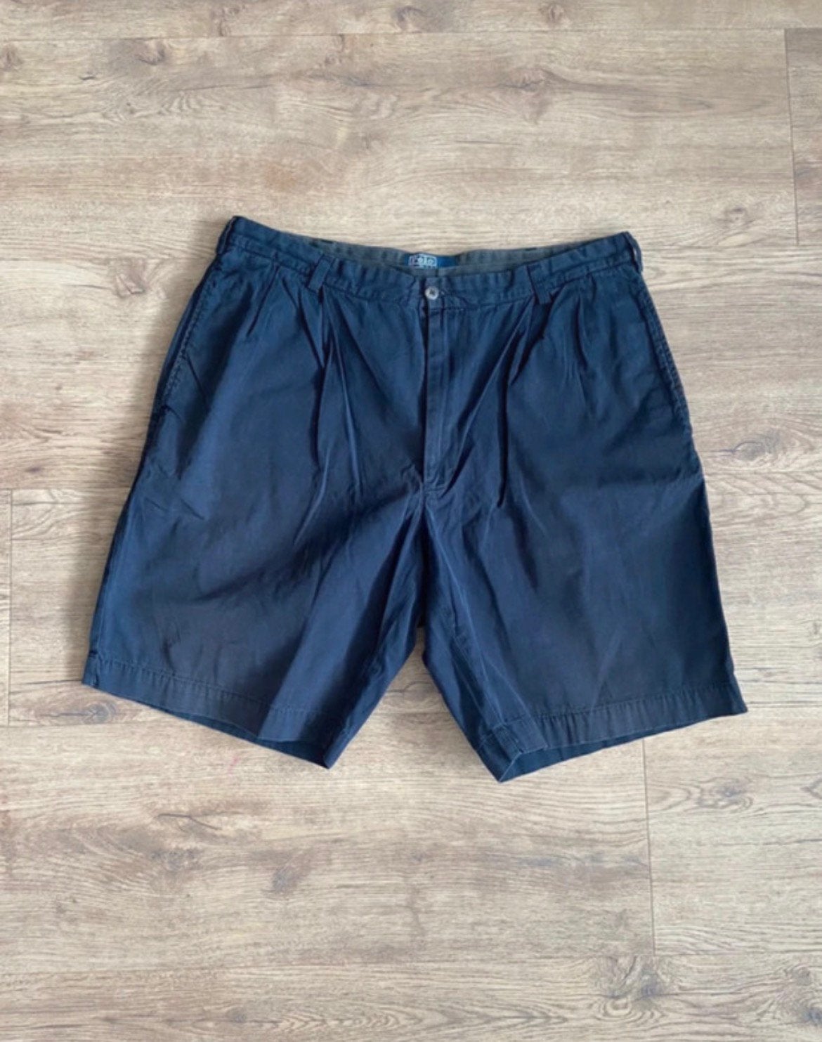 Ralph Lauren | Heren chino korte broek | Maat W36 | Willis, Blauw, Overige maten, Ophalen of Verzenden, Zo goed als nieuw